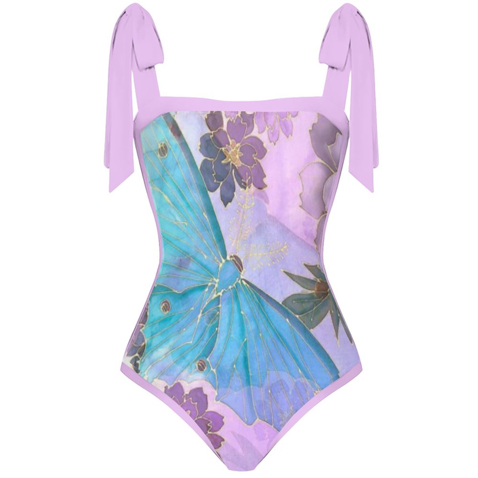 Fashion Printed One Piece Swimsuit And Cover Up 2306103852