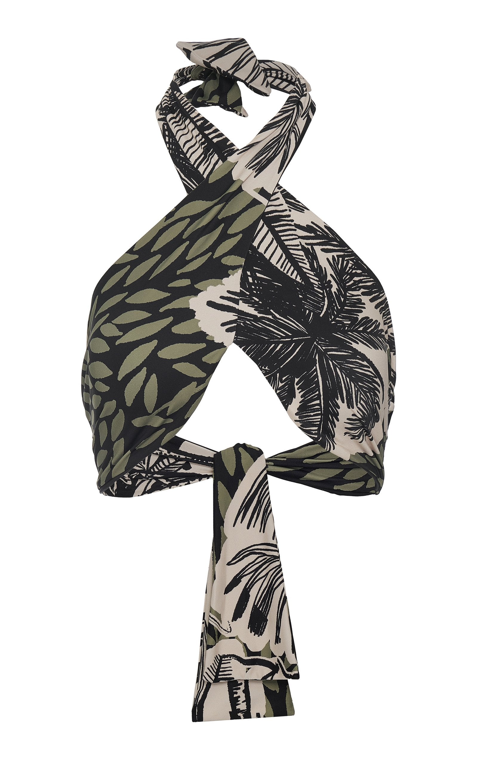 Vintage Print Beach Bikini Set