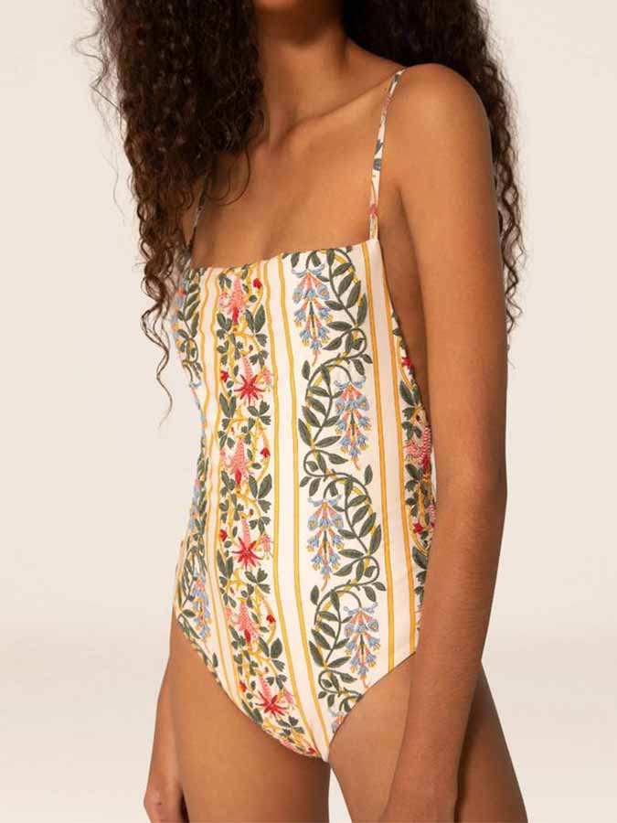 Fashion Floral One-Piece Swimsuit