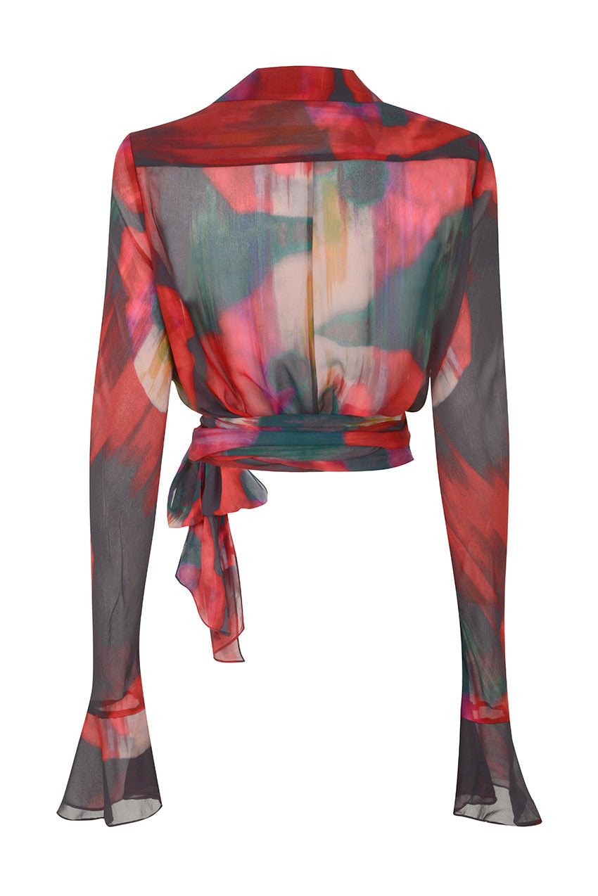 Abstract Foral Print Statement Colour Set