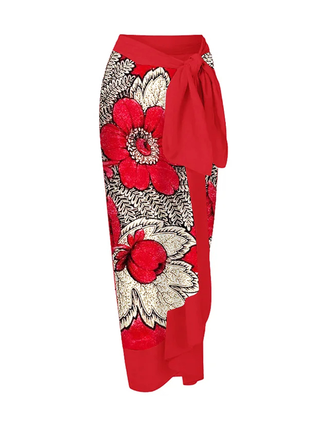 3D Petal Trim Backless One-Piece Swimsuit