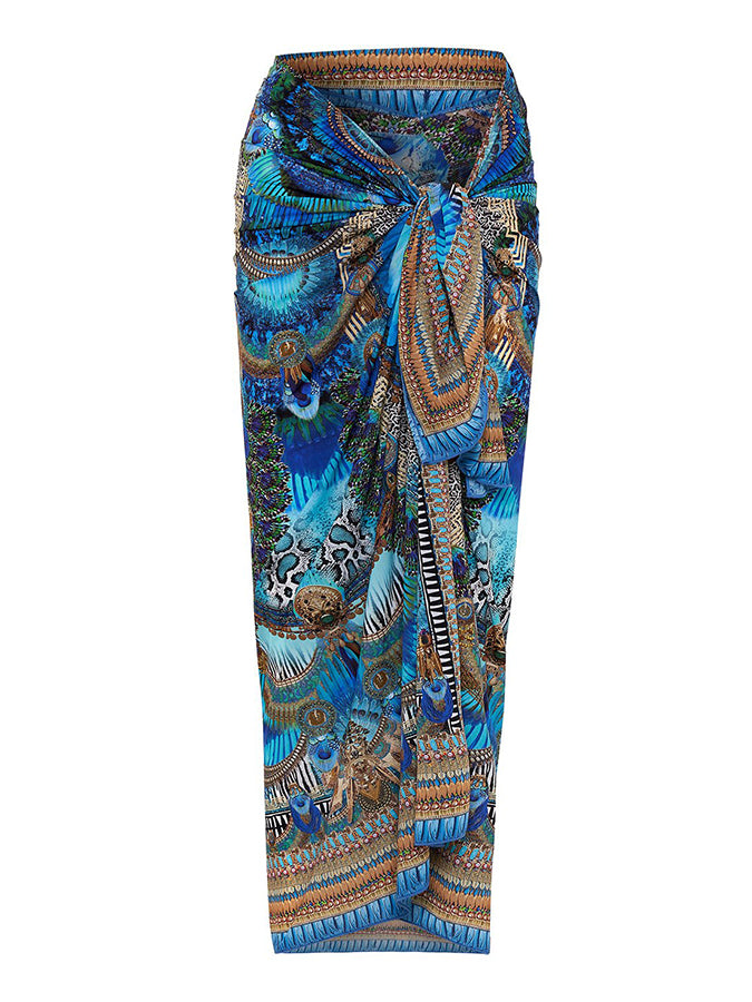 Printed Backless Fashion One Piece Swimsuit