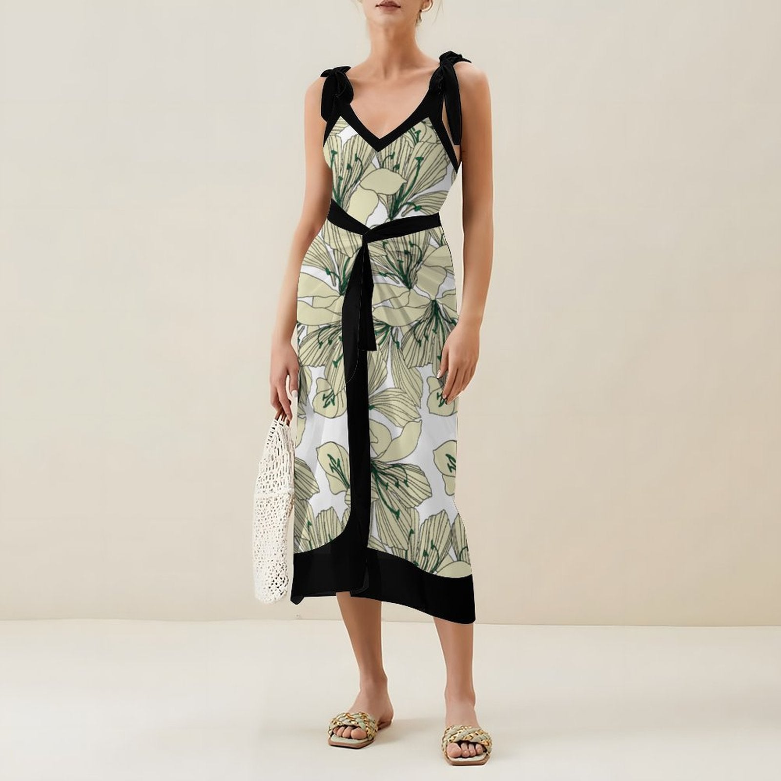 Casual Printed One-Piece Swimsuit And Cover Up 2305102501