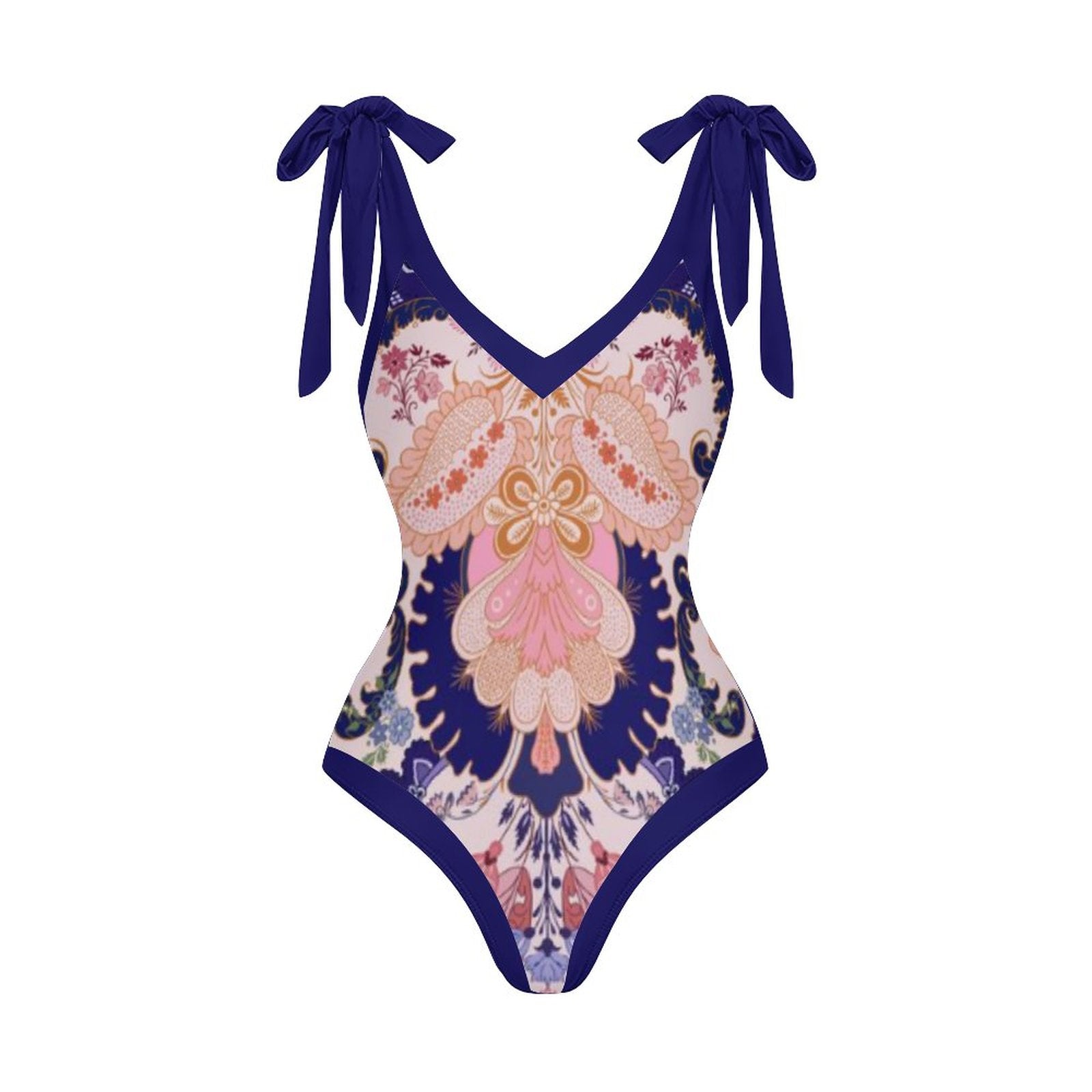 Casual Printed One Piece Swimsuit And Cover Up 2305105405