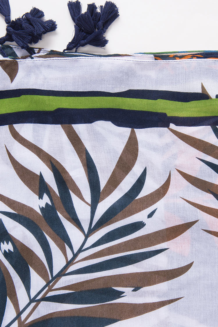 Leighton Tropical Tassel Sarong