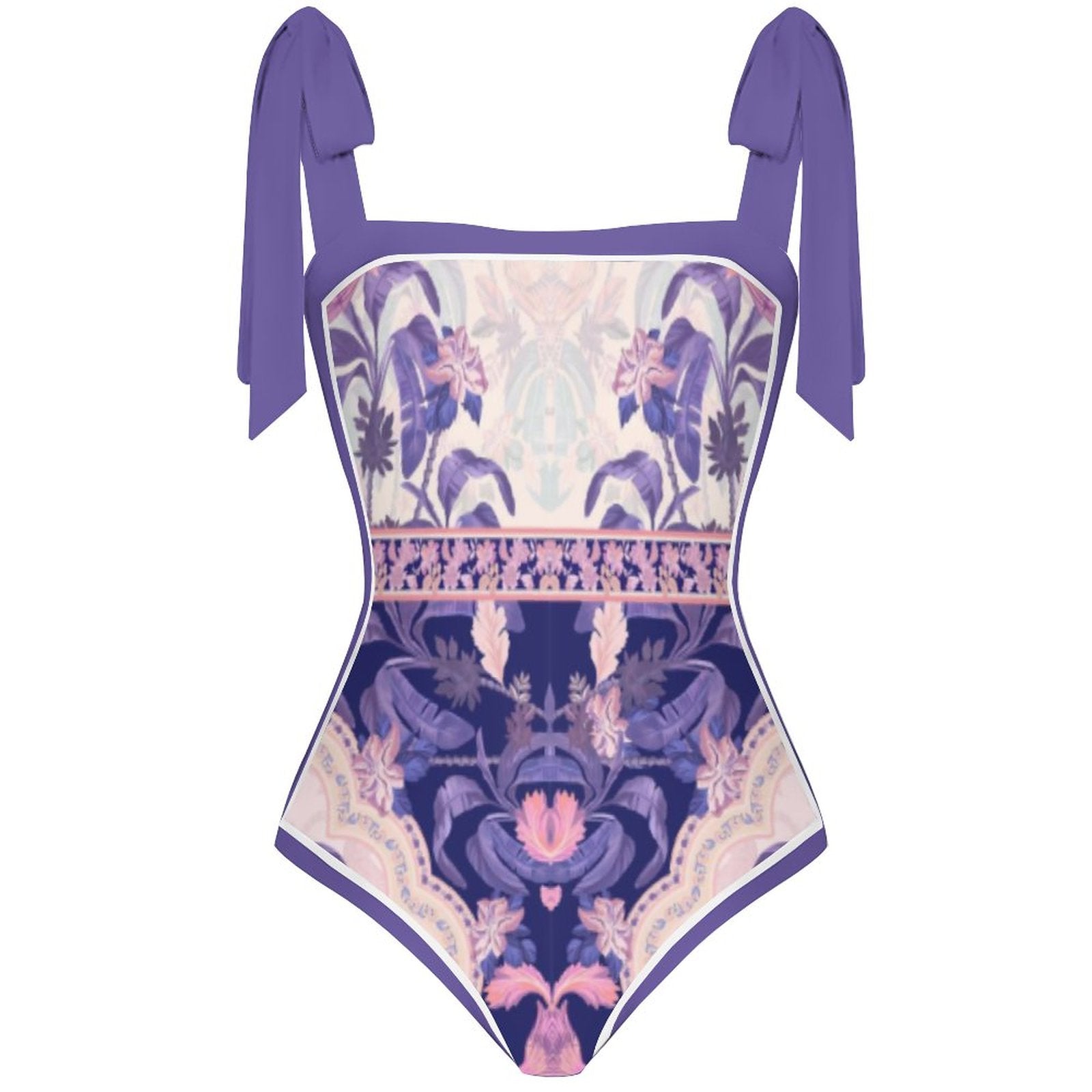 Fashion Printed One Piece Swimsuit And Cover Up 2305105540