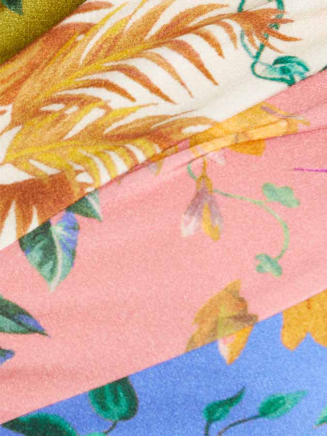 Floral Cutout One-Shoulder One-Piece Swimsuit