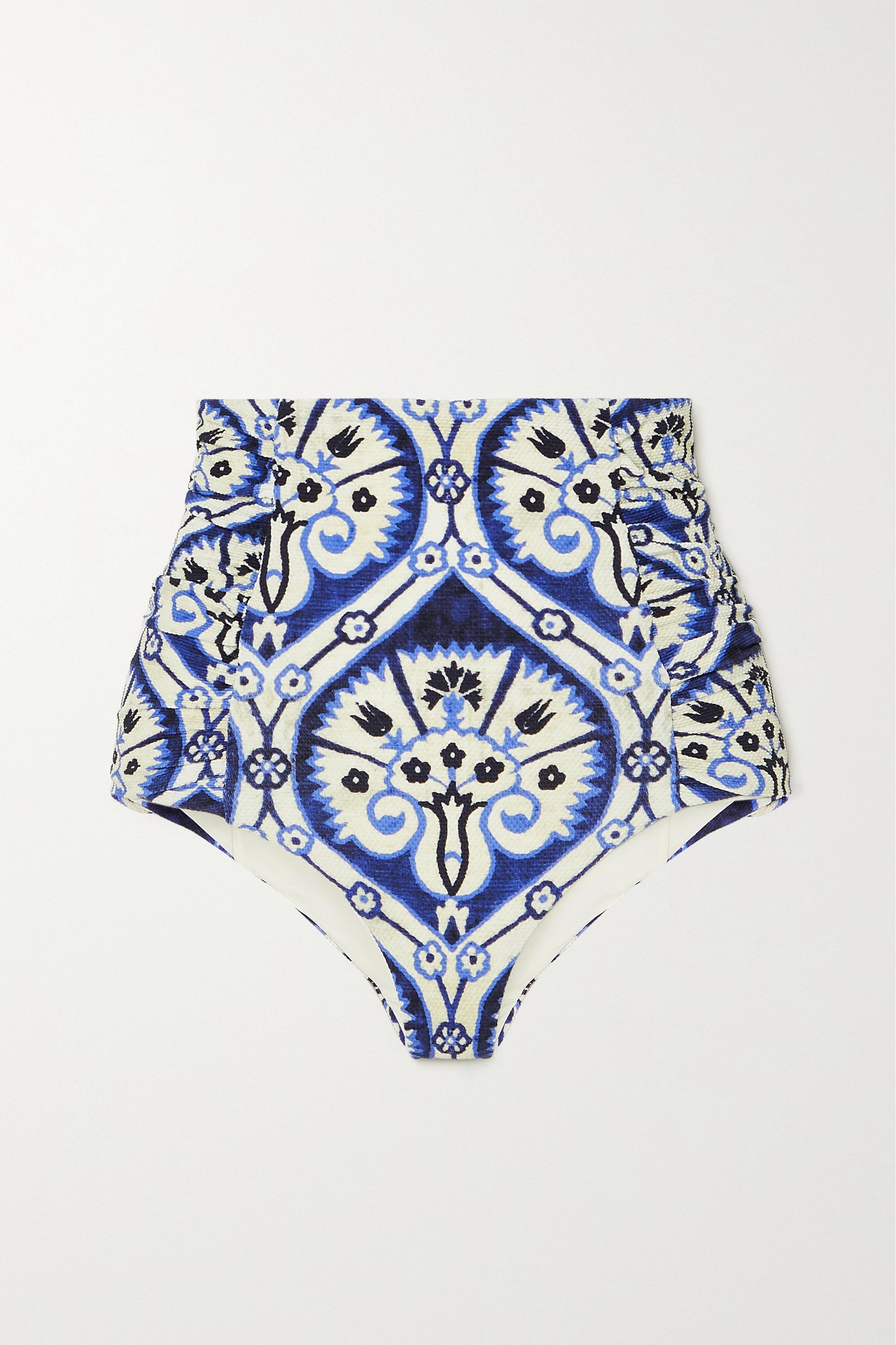 Fashion Ruched Printed Bikini