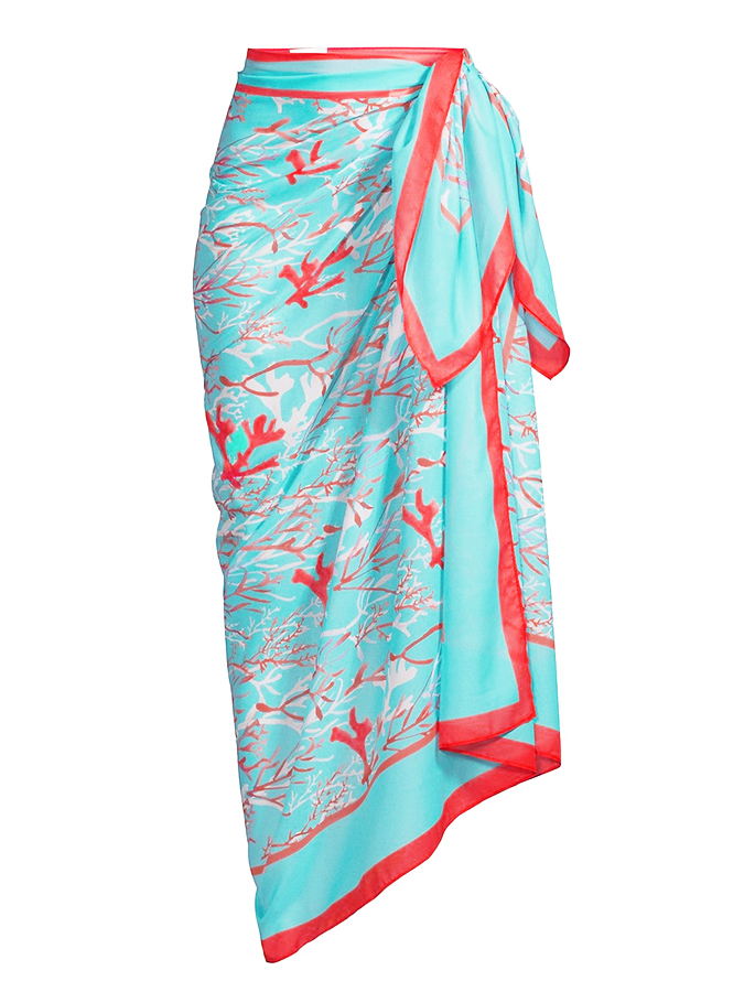 Ocean Print Bikini and Cover Up