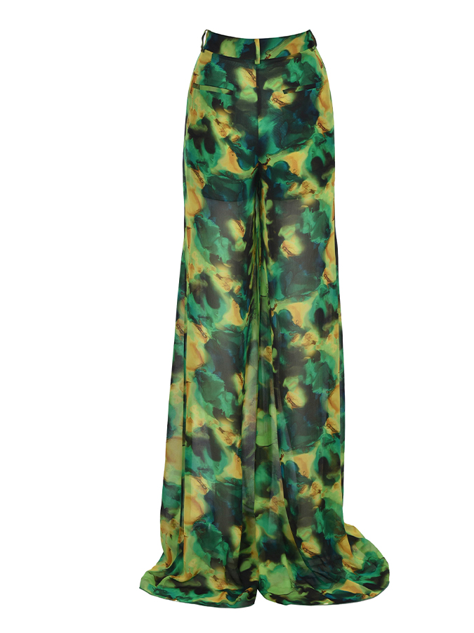 Green Halter Bikini and Cover Up