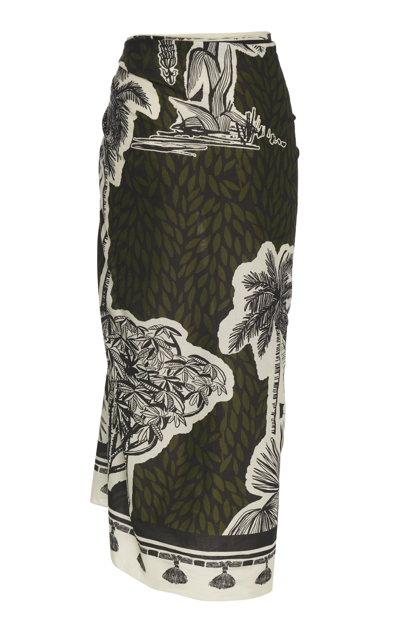 Vintage Print Beach Bikini Set