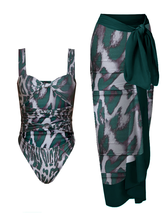 Leopard Print Bikinis Swimsuits & Cover-Ups