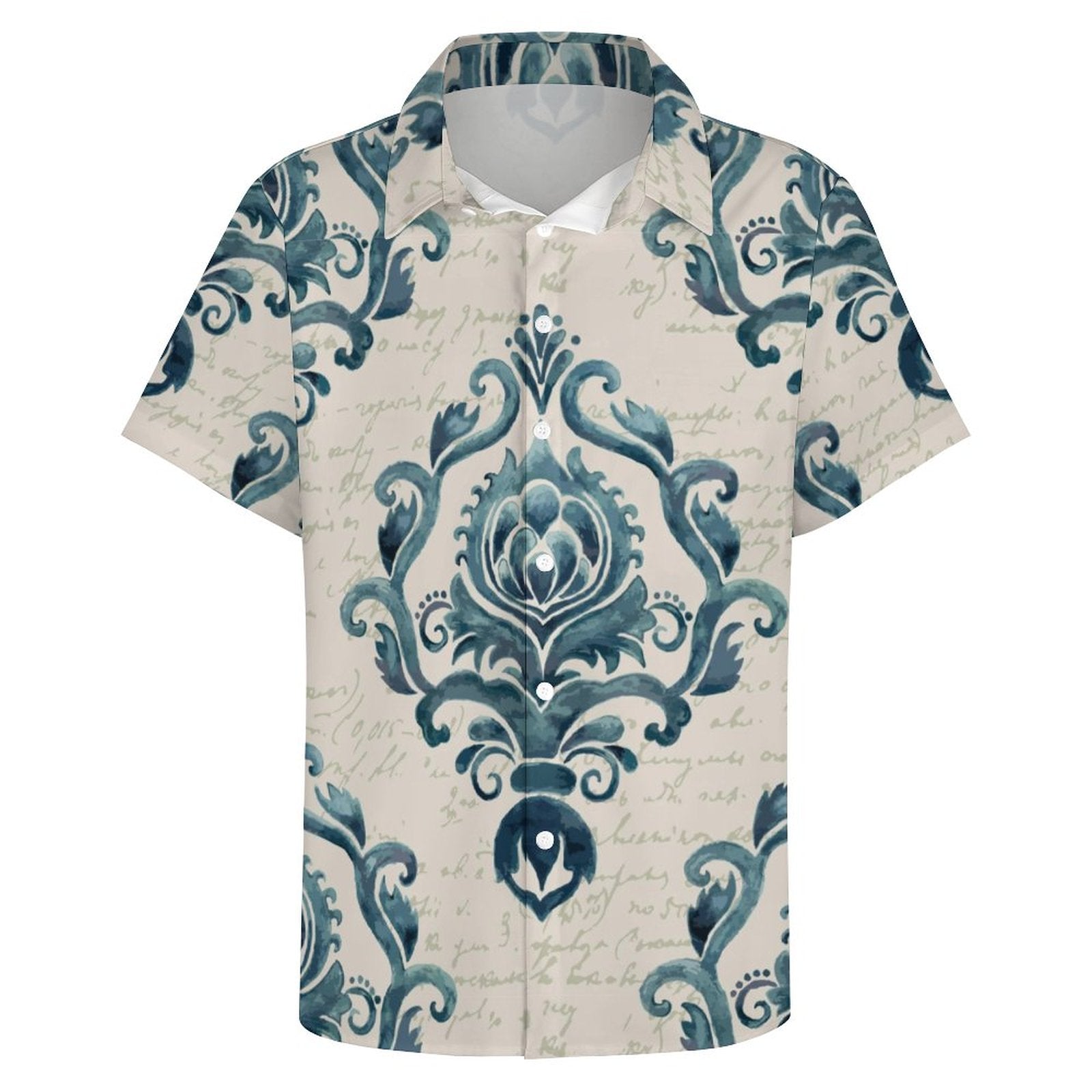 Men's Fashion Casual Printed Short Sleeve Shirts 2306101346
