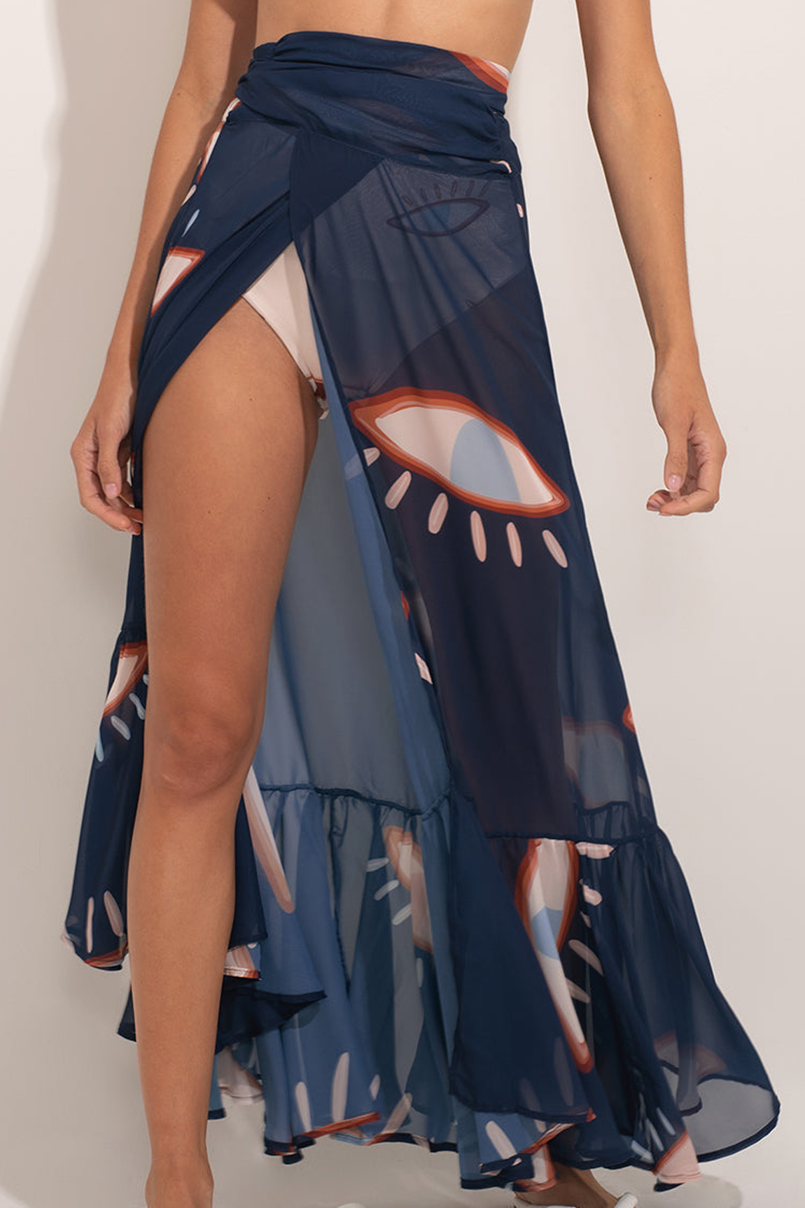 Printed Bikini and Cover Up