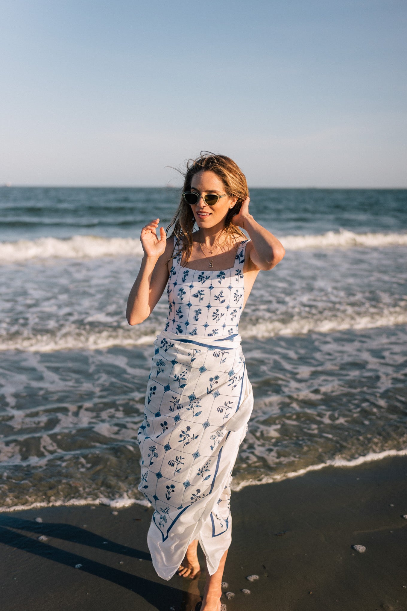 Fashion Printed One-Piece Swimsuit