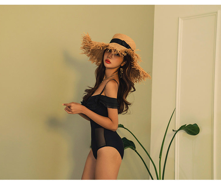 Classy Retro See Through Mesh Sexy  Swimsuit