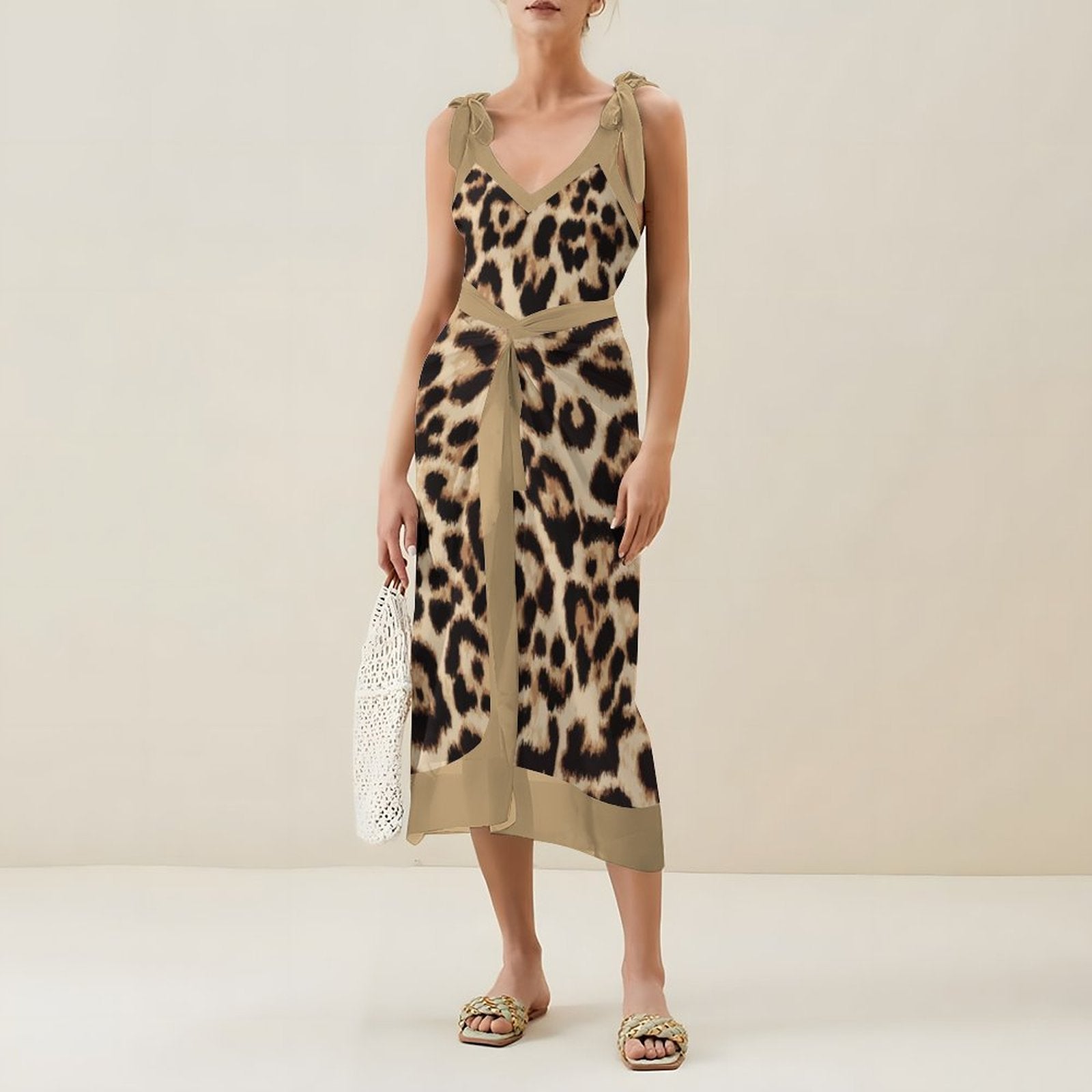 Casual Printed One-Piece Swimsuit And Cover Up 2305104281