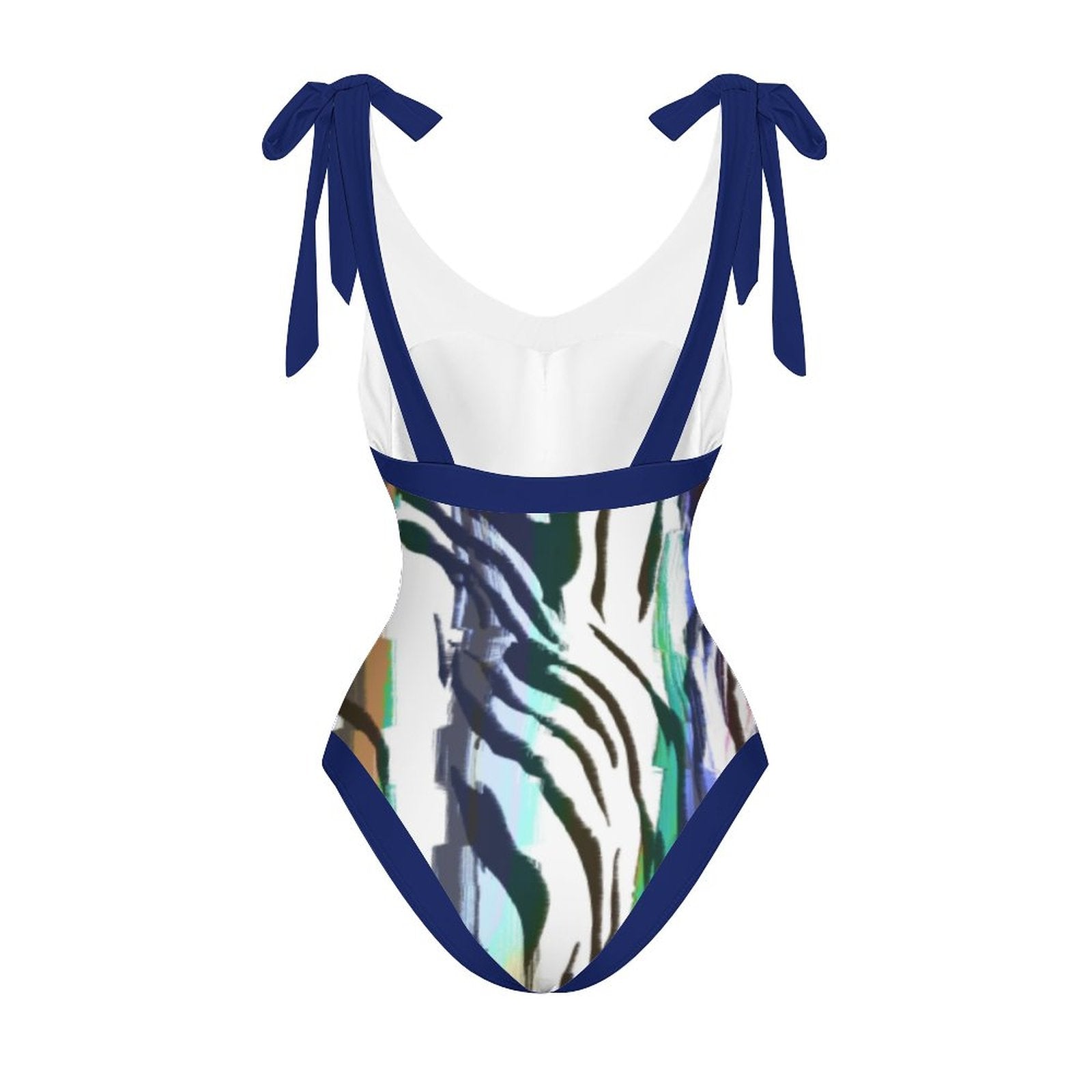 Casual Printed One-Piece Swimsuit And Cover Up 2305104287
