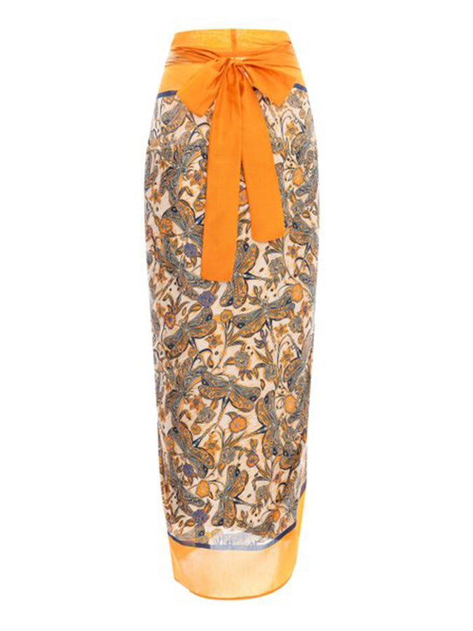 Printed Cutout Tie One Piece Swimsuits & Coverups
