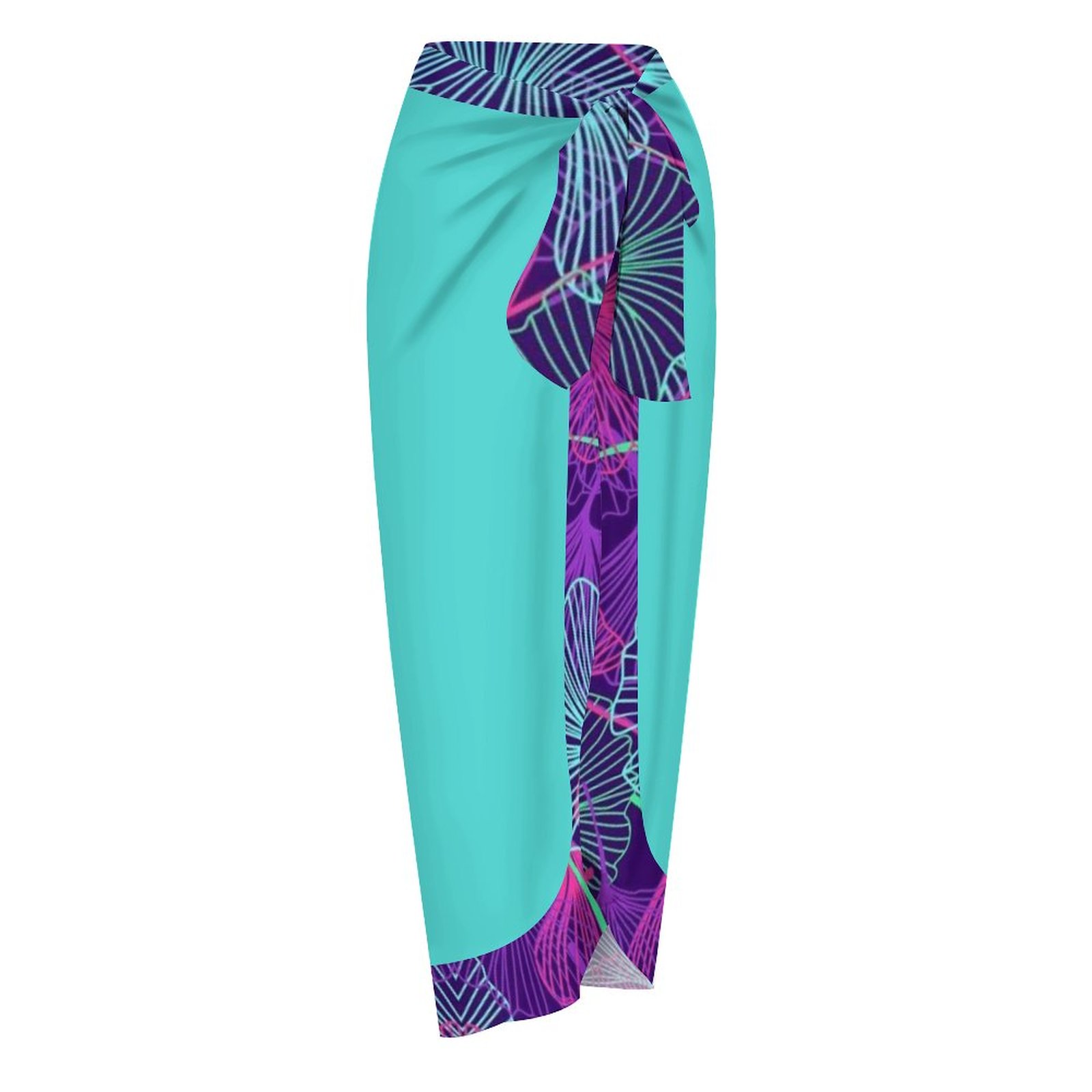 Fashion Printed One Piece Swimsuit And Cover Up 2306103834