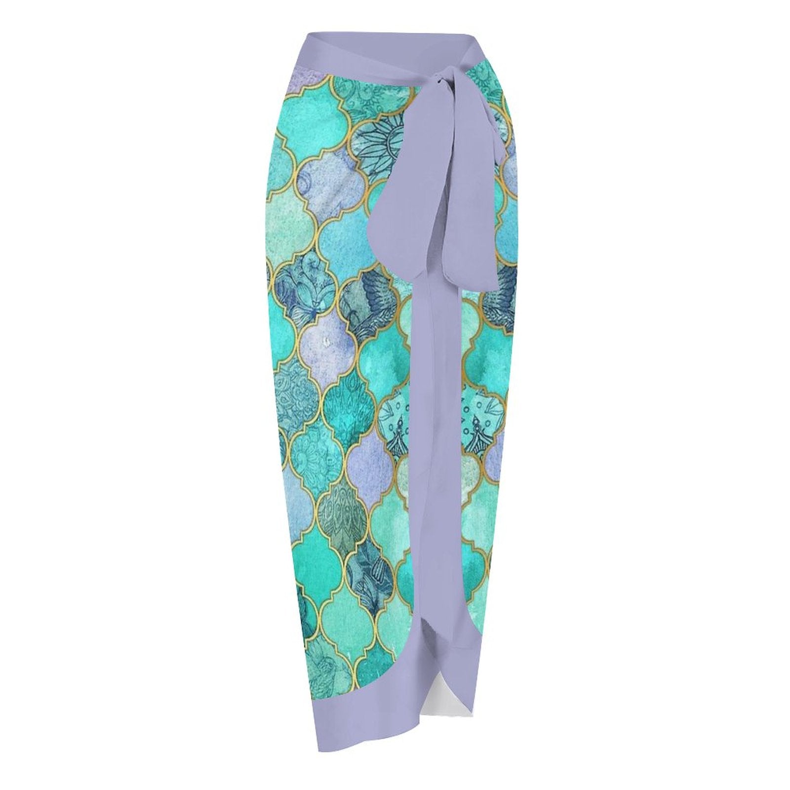 Casual Printed One Piece Swimsuit And Cover Up 2306102203