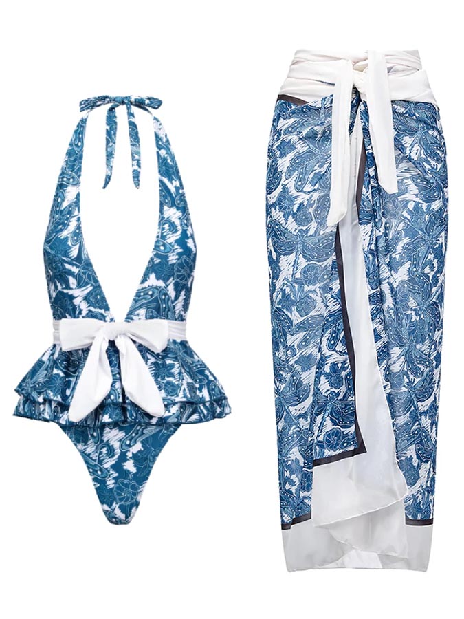 Cutout Panel Fashion One Piece Swimsuit