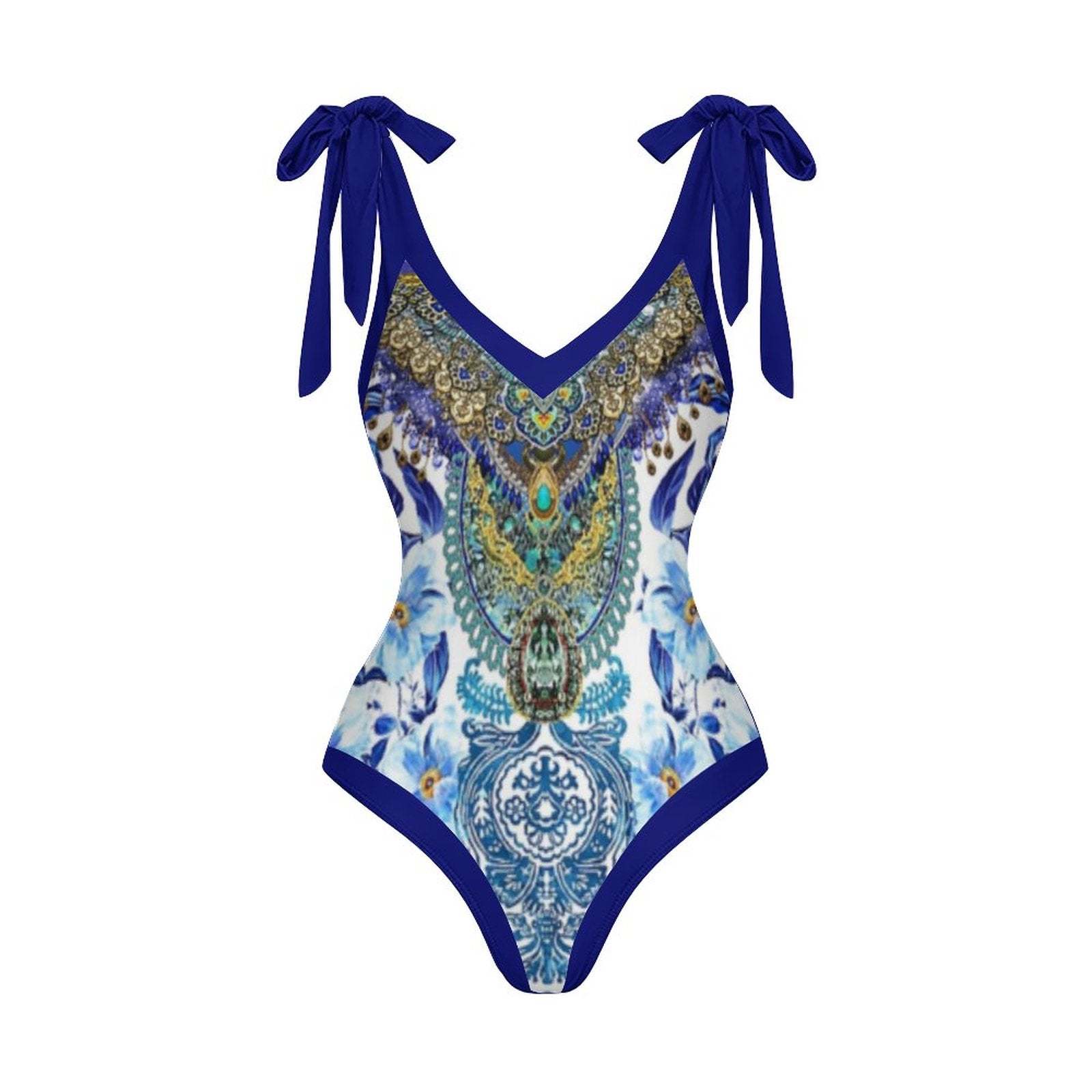Casual Printed One Piece Swimsuit And Cover Up 2305104915