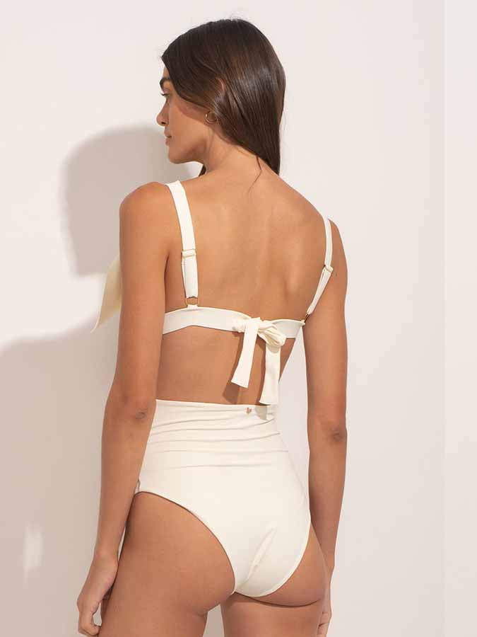 Solid Color Fashion Bikini and Skirt