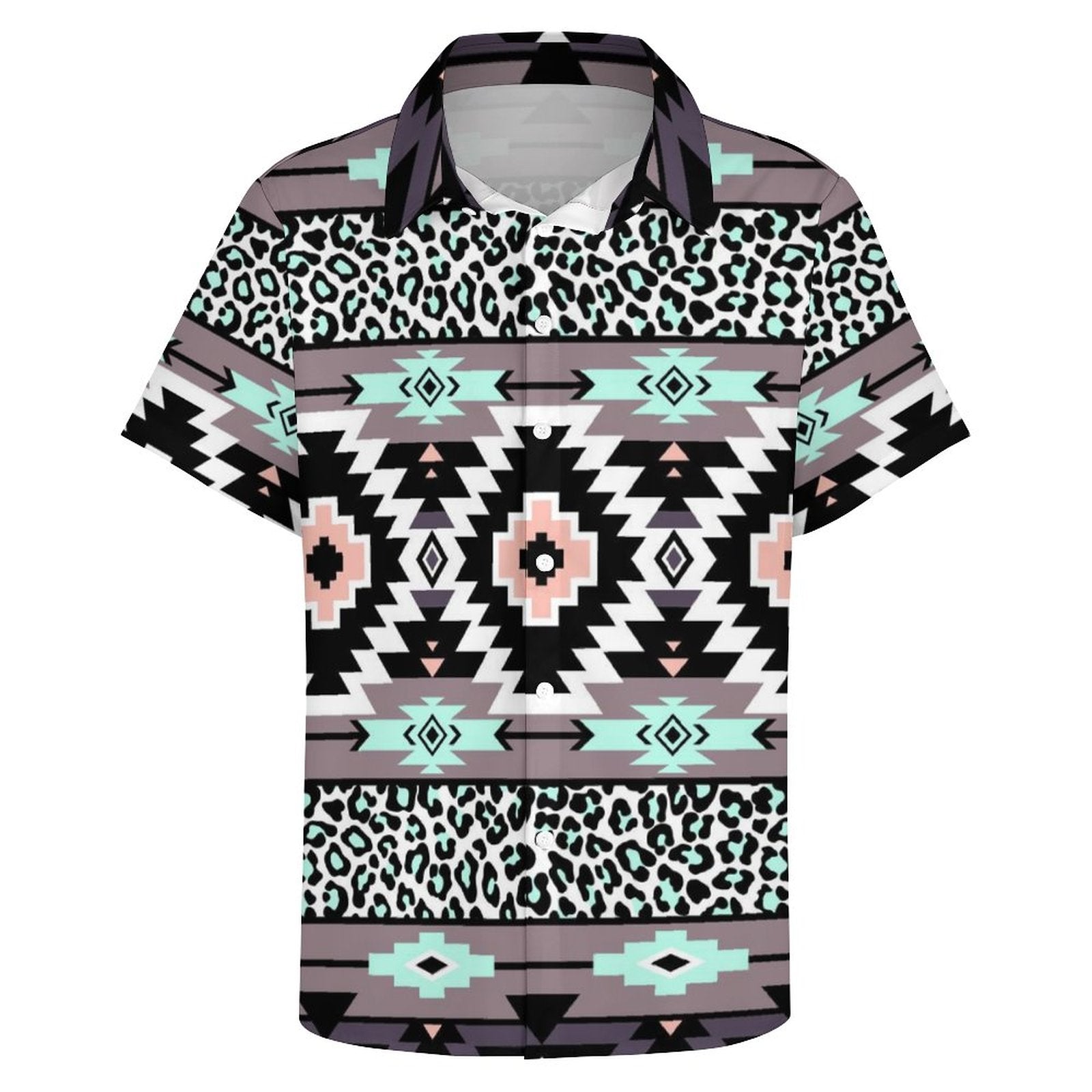 Men's Fashion Casual Printed Short Sleeve Shirts 2306101717