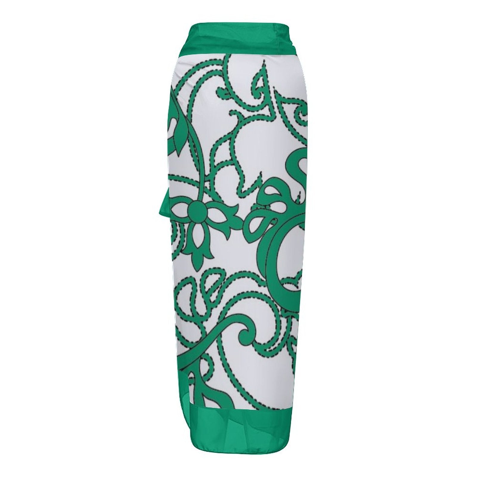 Casual Printed One-Piece Swimsuit And Cover Up 2305104273