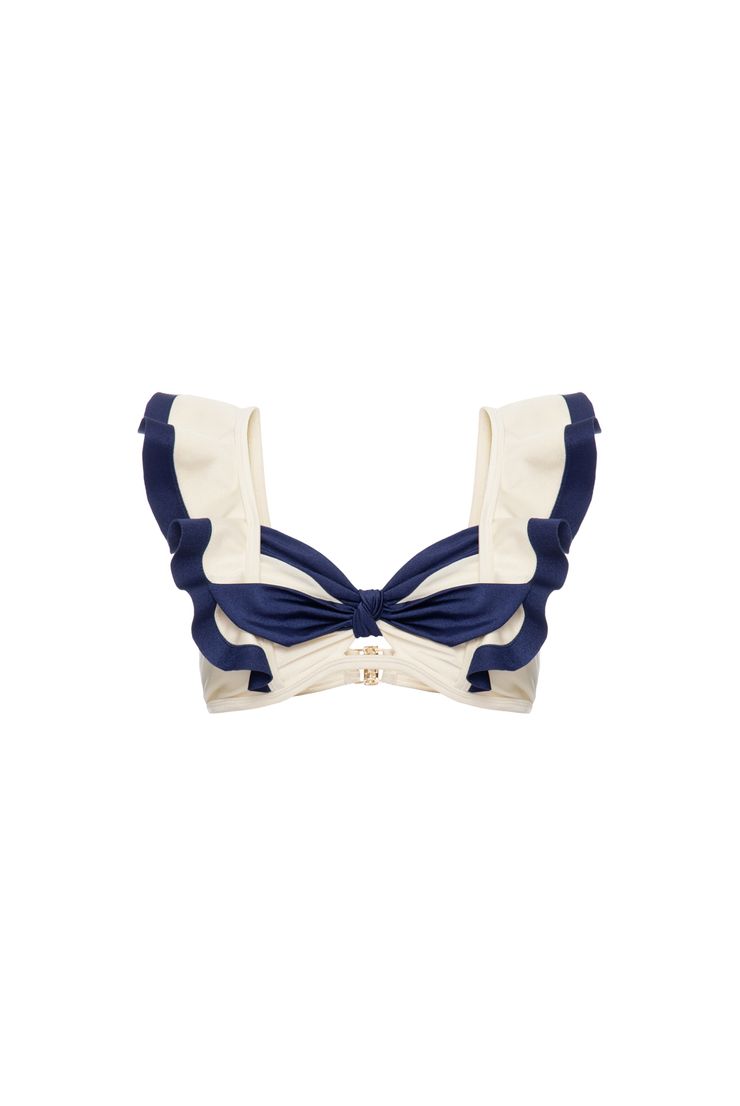 Ruffled Split Bikini Set