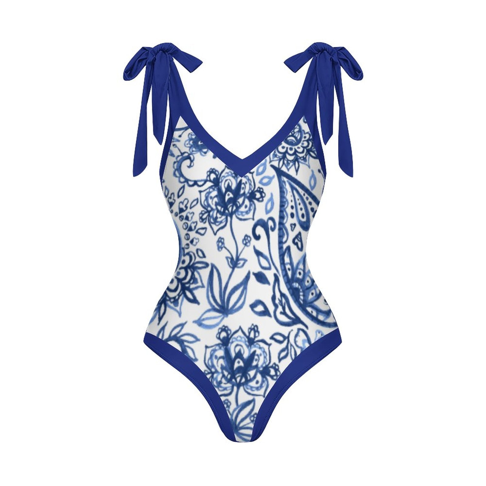 Casual Printed One-Piece Swimsuit And Cover Up 2305102392