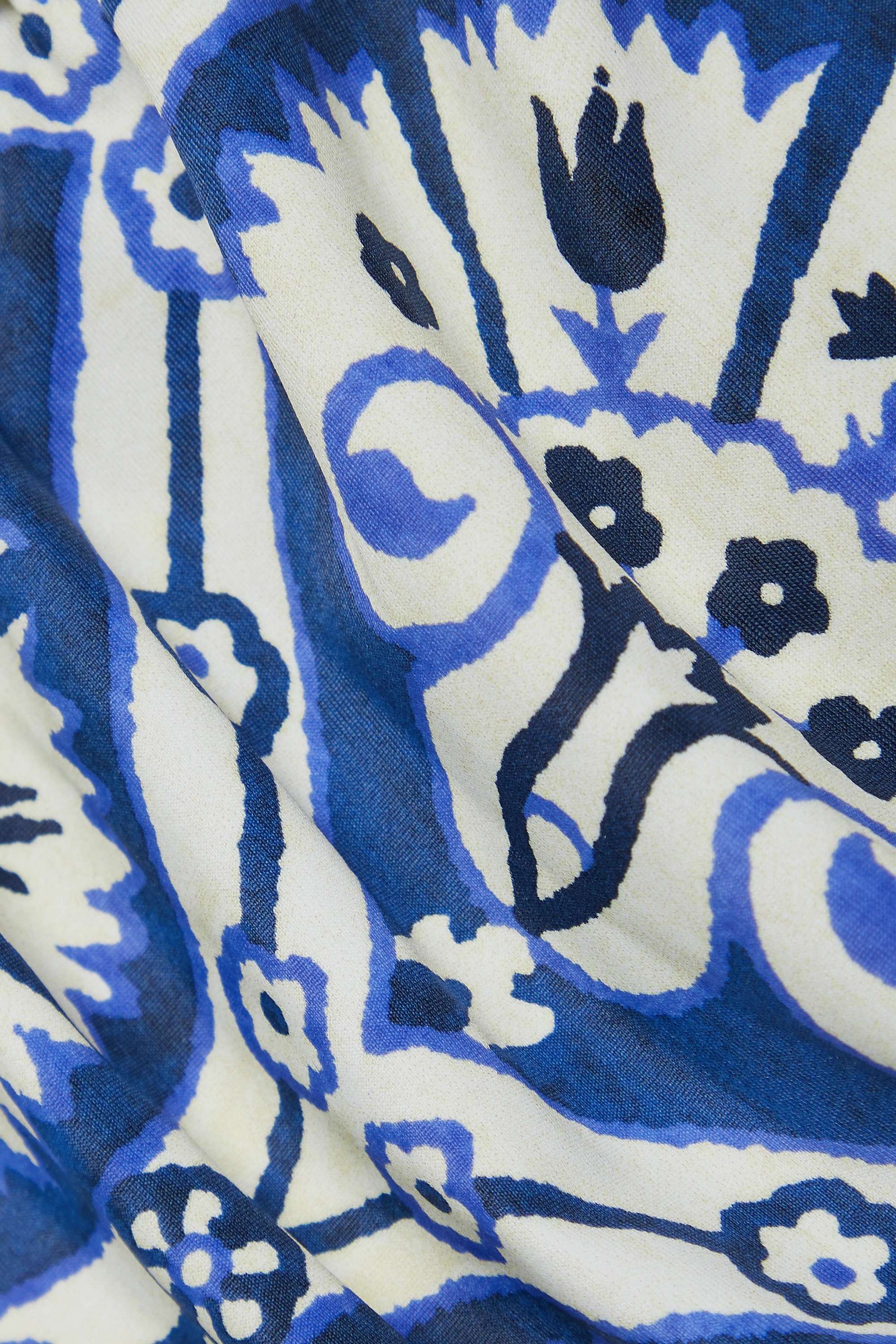 Vintage Print One Piece Swimsuit Set