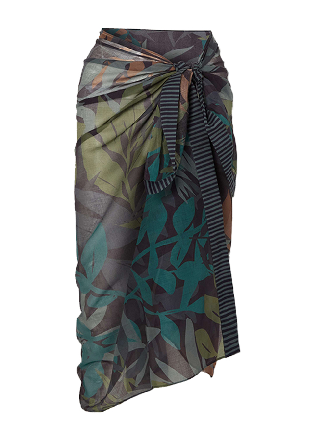 Floral Print One Piece Swimsuits and Cover-Ups