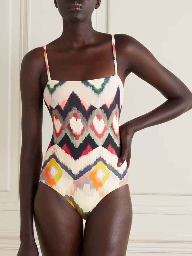 Colorful Print Fashion One Piece Swimsuit