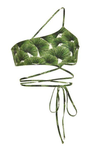 Fashion Printed One-Shoulder Bikini