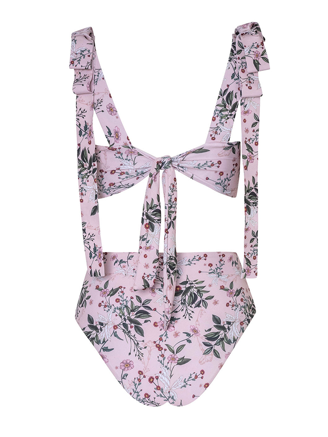 Floral Print Bikini and Cover Up