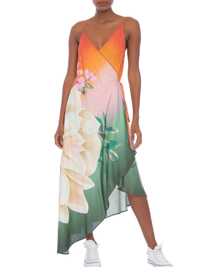 Fashion Gradient One Piece Swimsuit and Cover Up