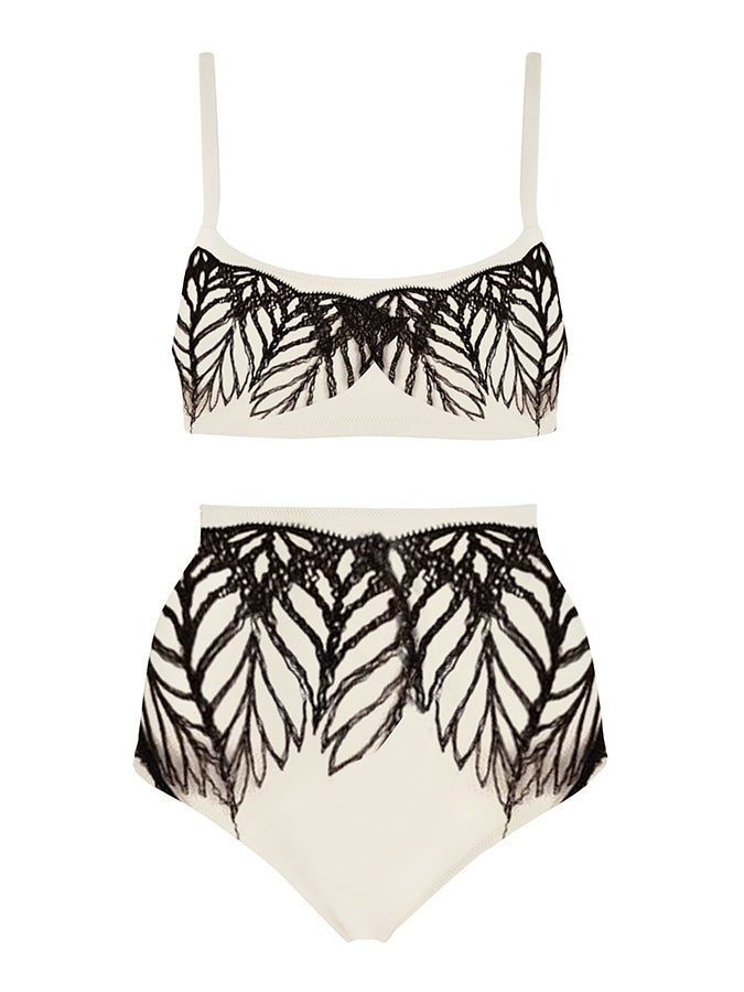 Simple Print Fashion Bikini Swimsuit