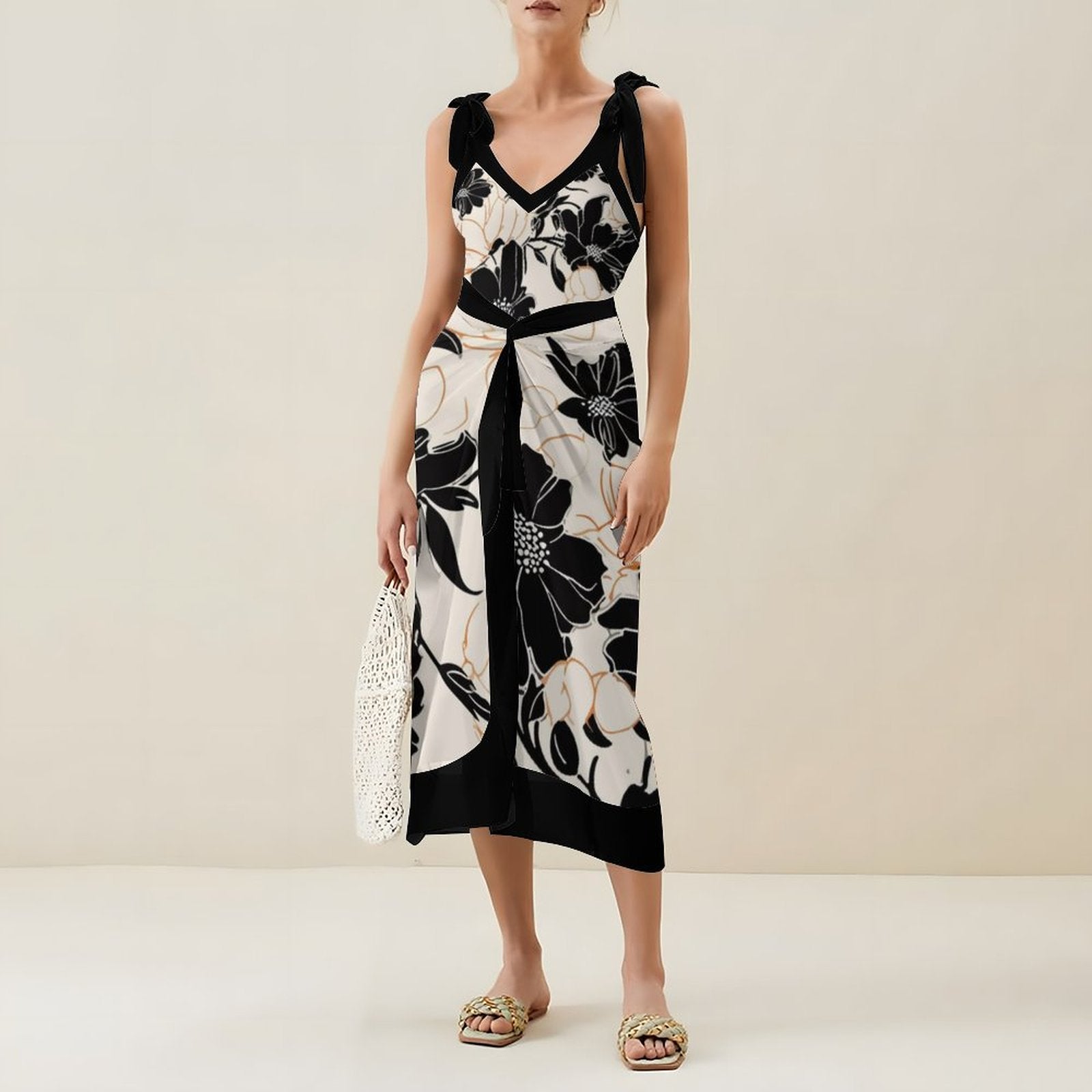 Casual Printed One Piece Swimsuit And Cover Up 2305104923