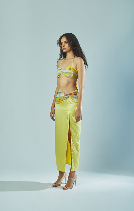 Pleated Print One Piece Swimsuits and Cover Ups