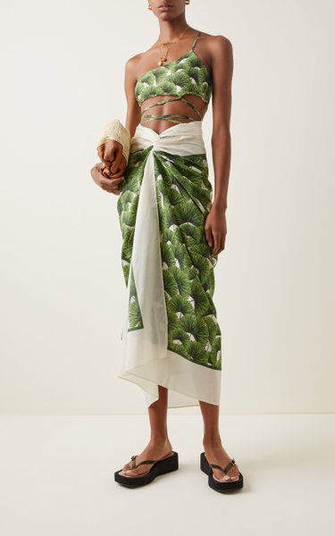 Fashion Printed One-Shoulder Bikini