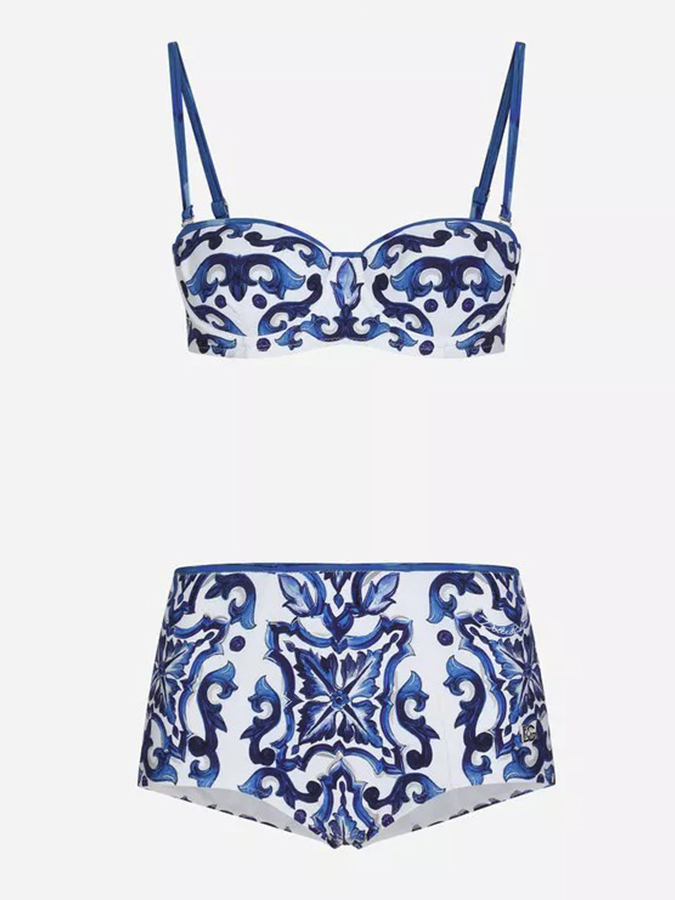 Printed Fashion One Piece Swimsuit and Cover up