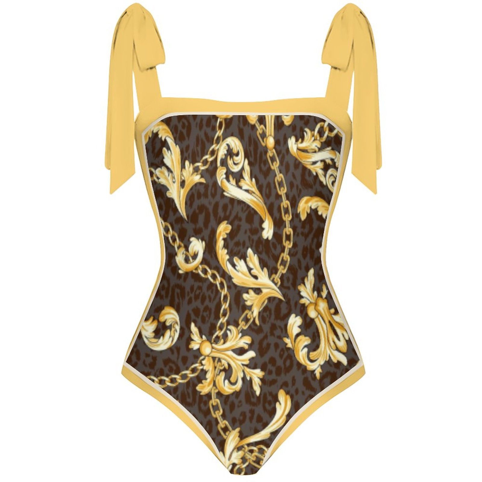 Fashion Printed One Piece Swimsuit And Cover Up 2305106046