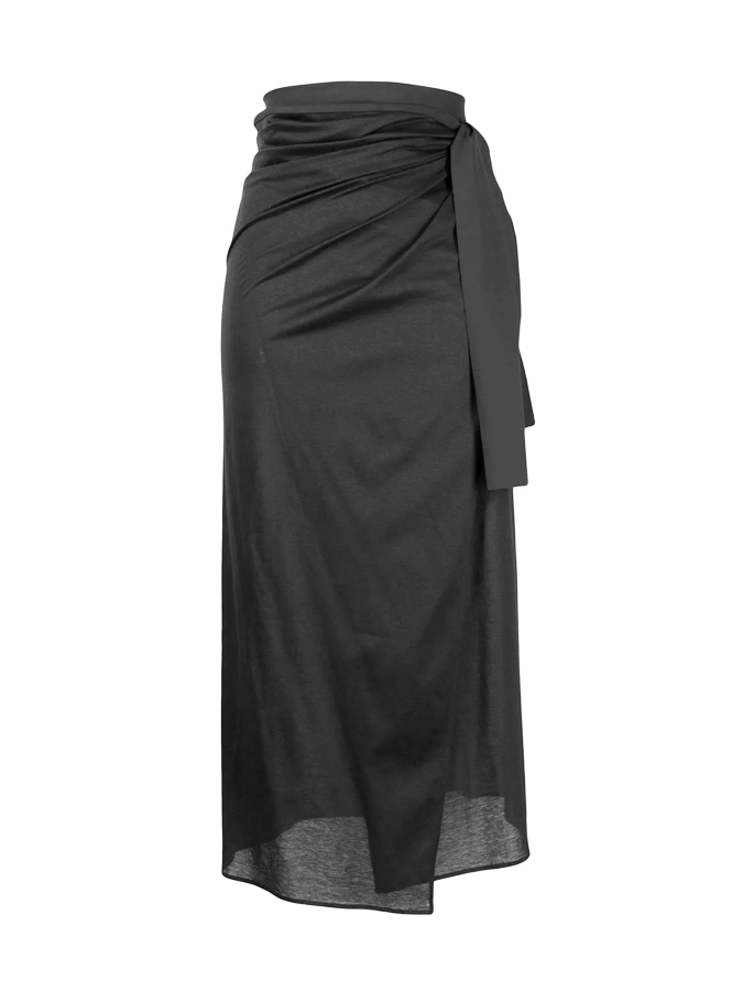 Plain Wrap Rose Embellished One Piece Swimsuit And Cover Up