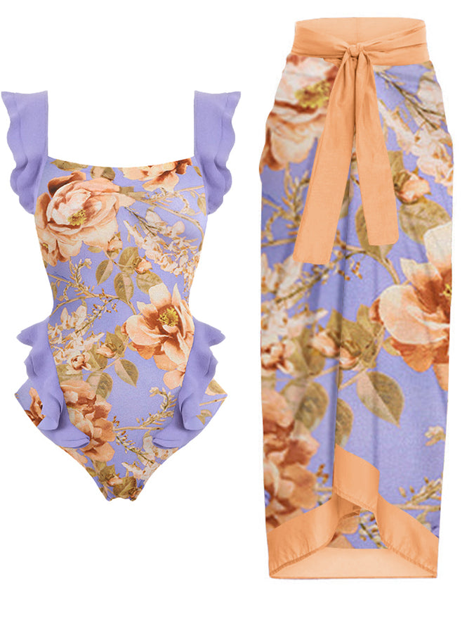 Fungus Print Fashion One Piece Swimsuit