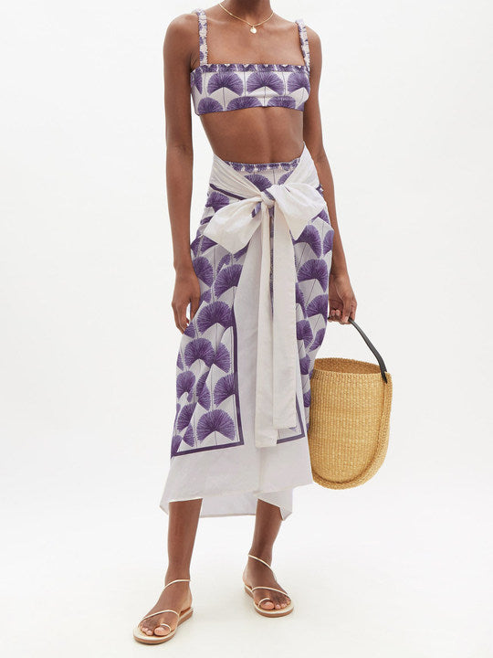 Women's Fashion Printed Bikini Set