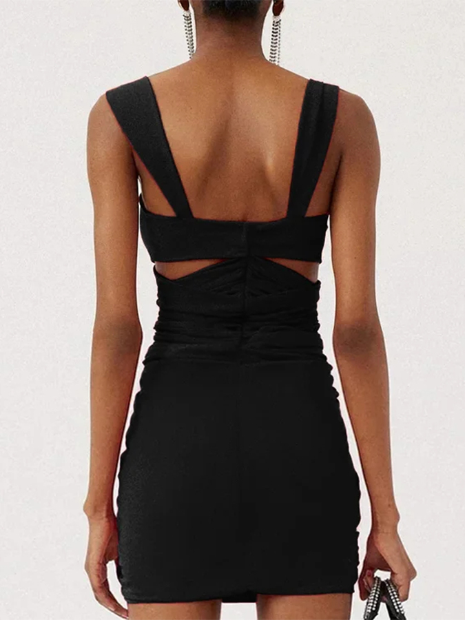 3D Flower Cutout One Piece Swimsuit