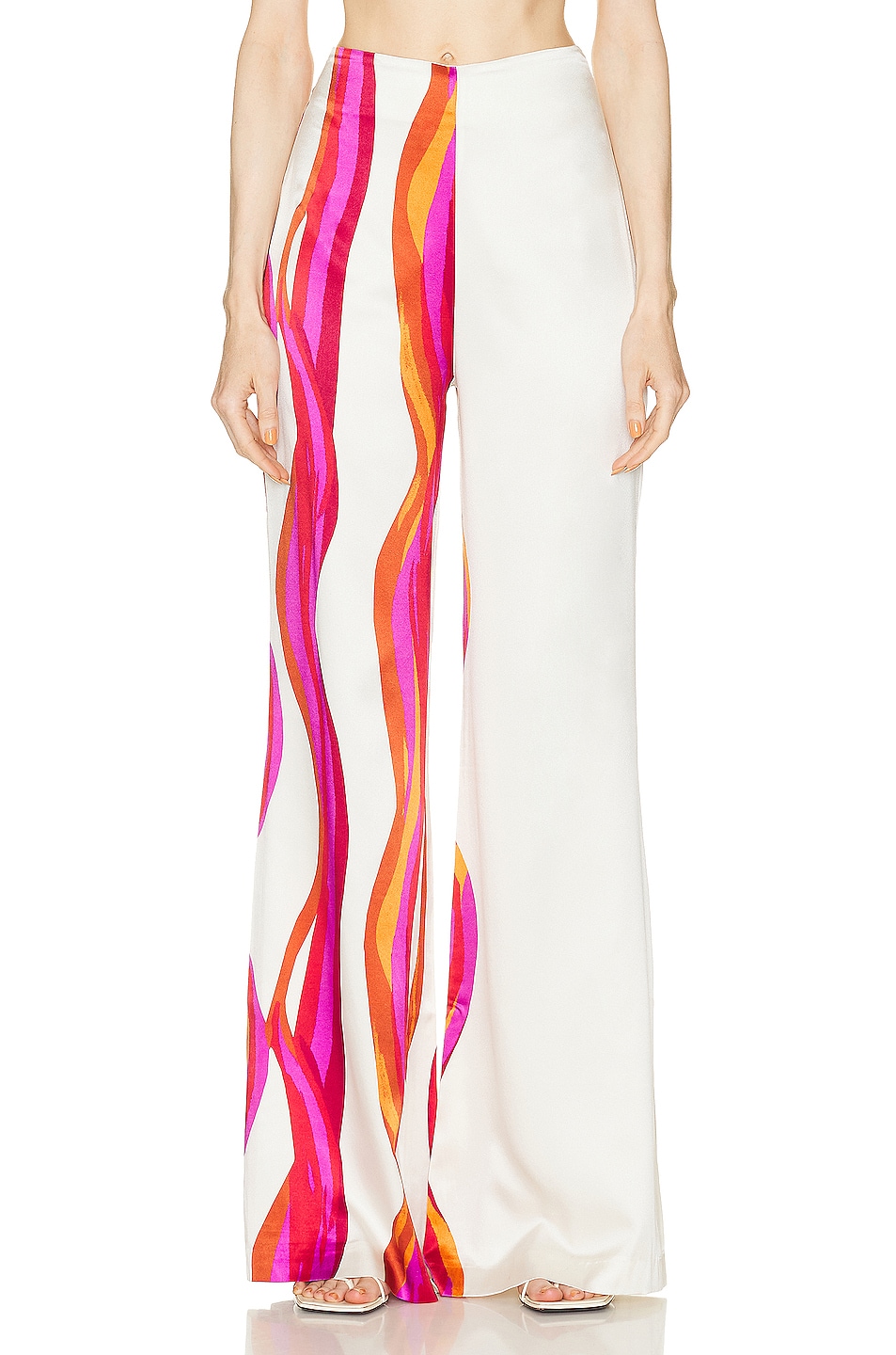 Geometric Print One Shoulder Printed Bikini Swimsuit and Pants