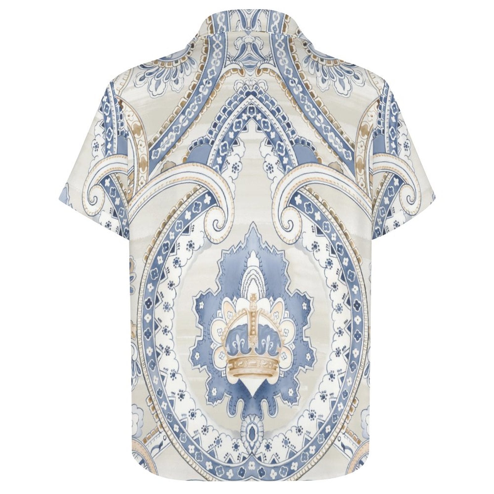 Men's Fashion Casual Printed Short Sleeve Shirts 2306101340